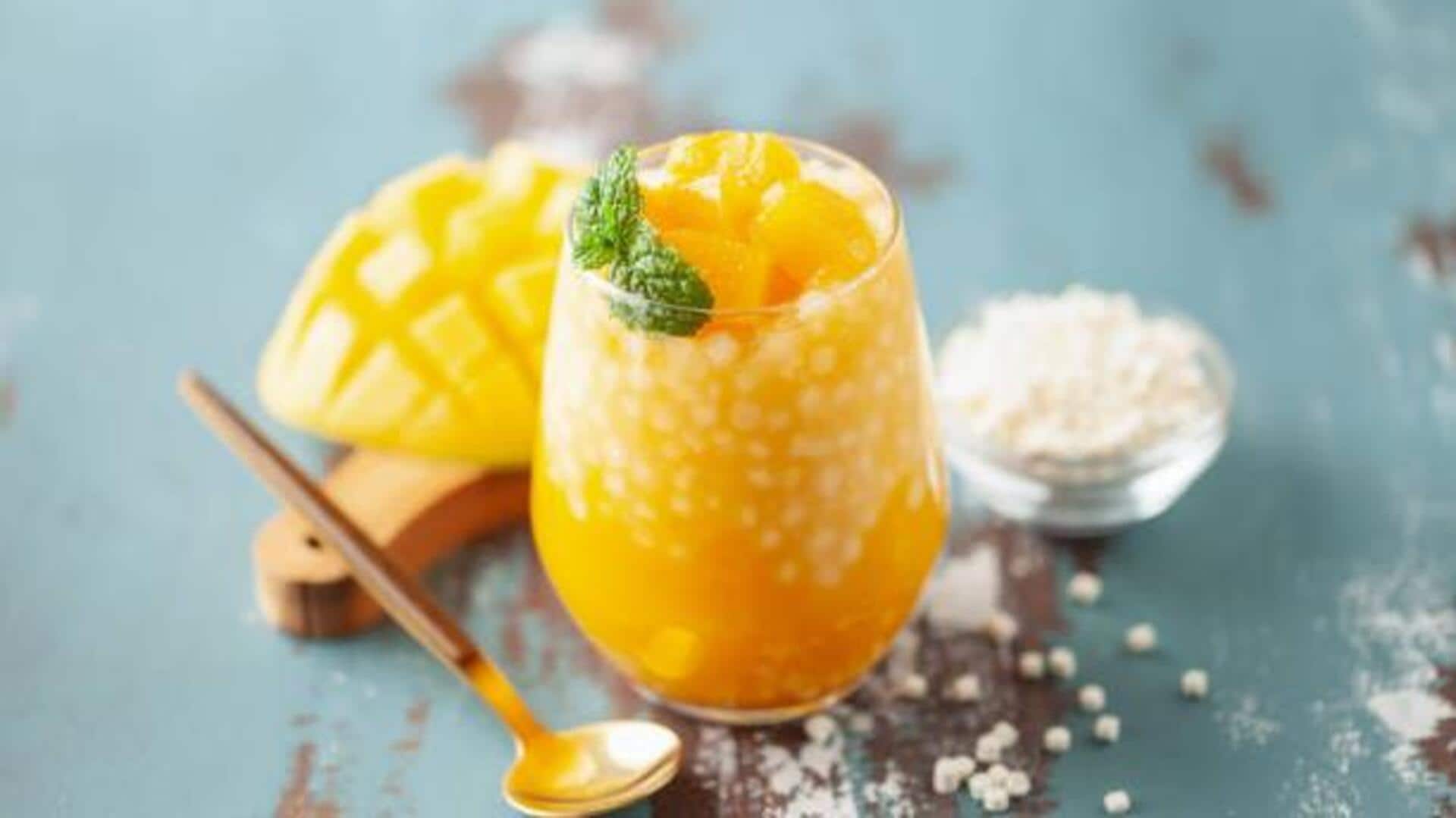 How to make sago pudding at home How to make sago pudding at home