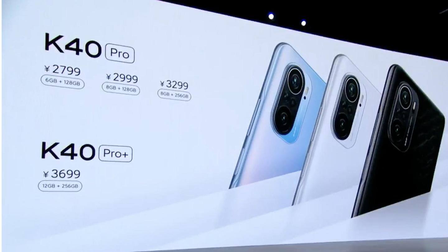 Redmi K40, K40 Pro, and K40 Pro+: Pricing Redmi K40, K40 Pro, and K40 Pro+: Pricing