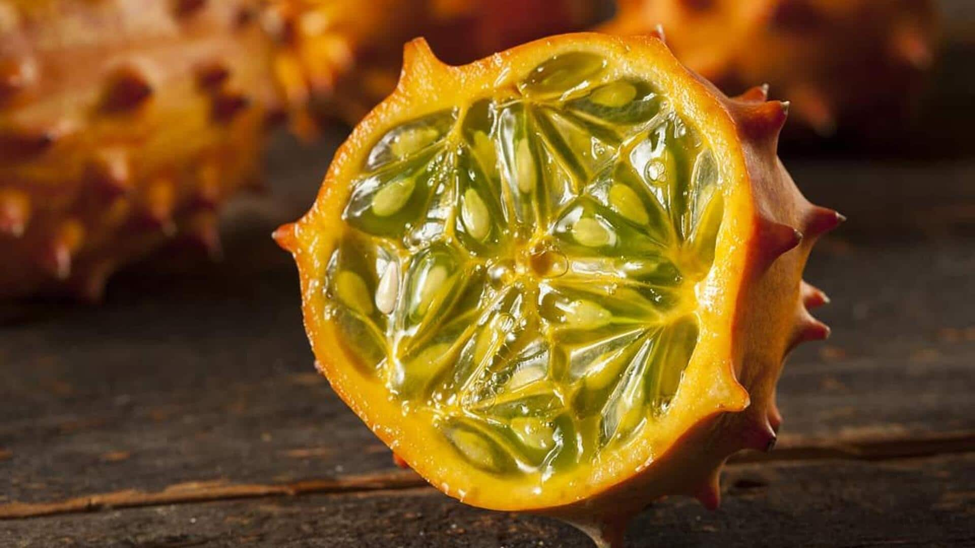 The vitamin C champion: African kiwano fruit