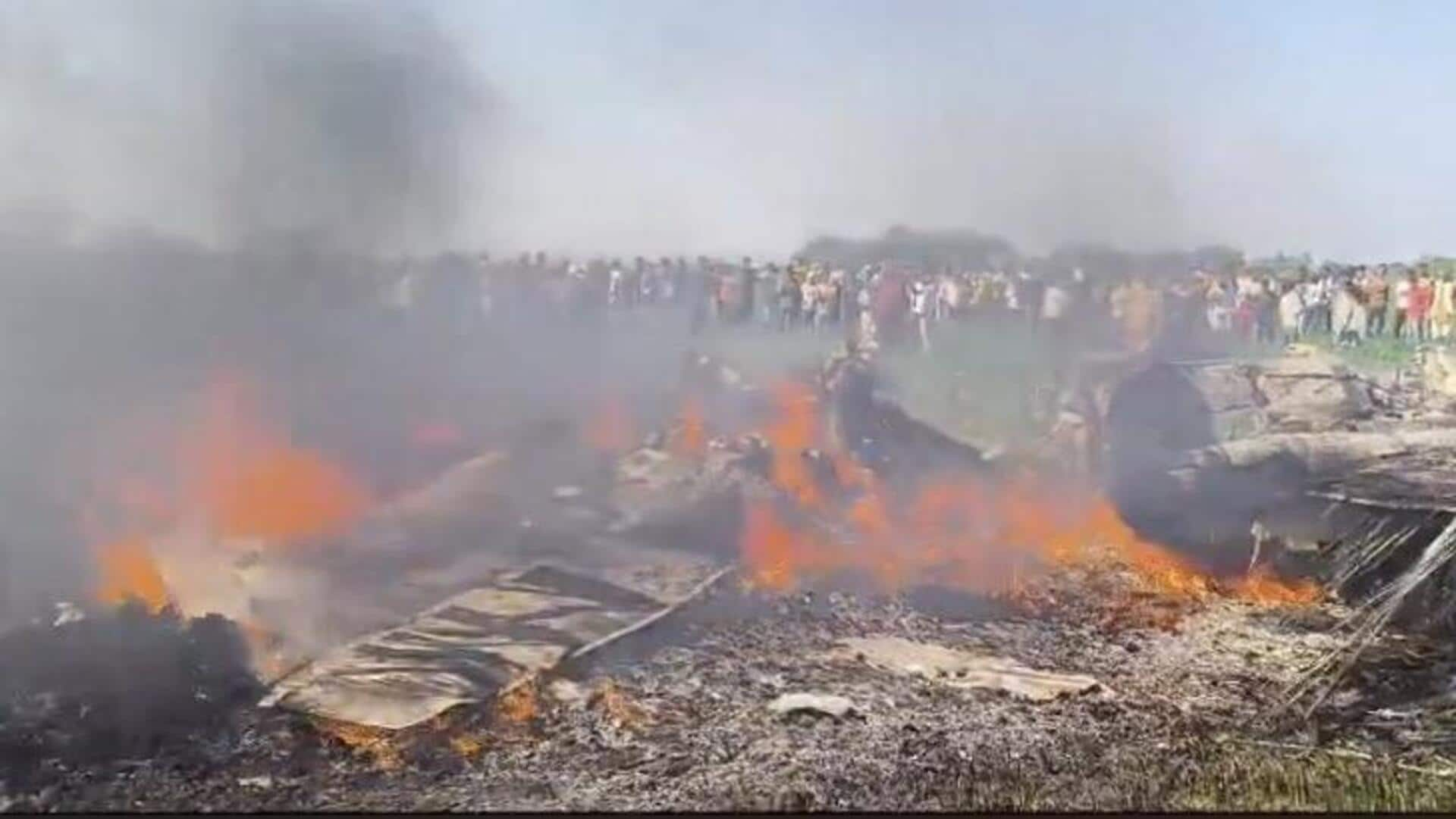 IAF Mirage 2000 fighter jet crashes in Madhya Pradesh