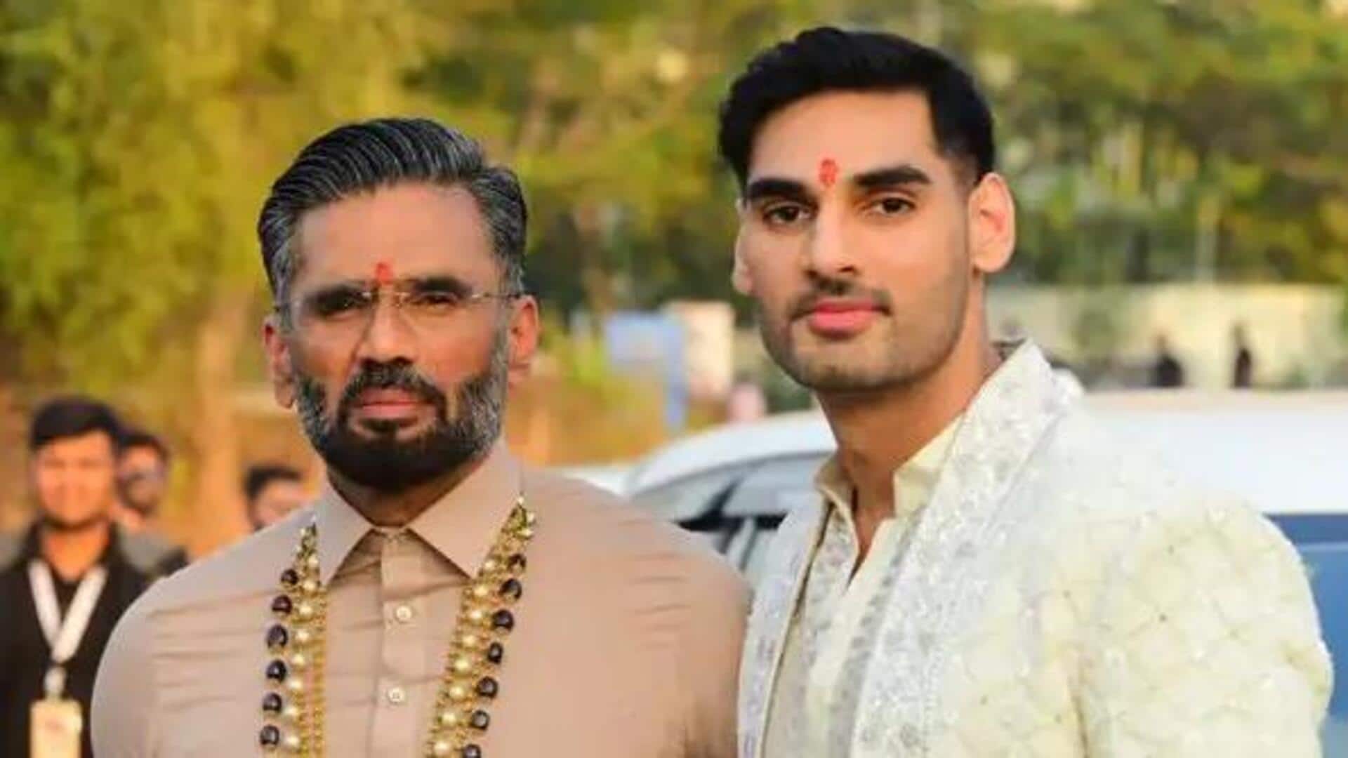'Far humbler, calmer than me': Suniel Shetty praises son Ahan