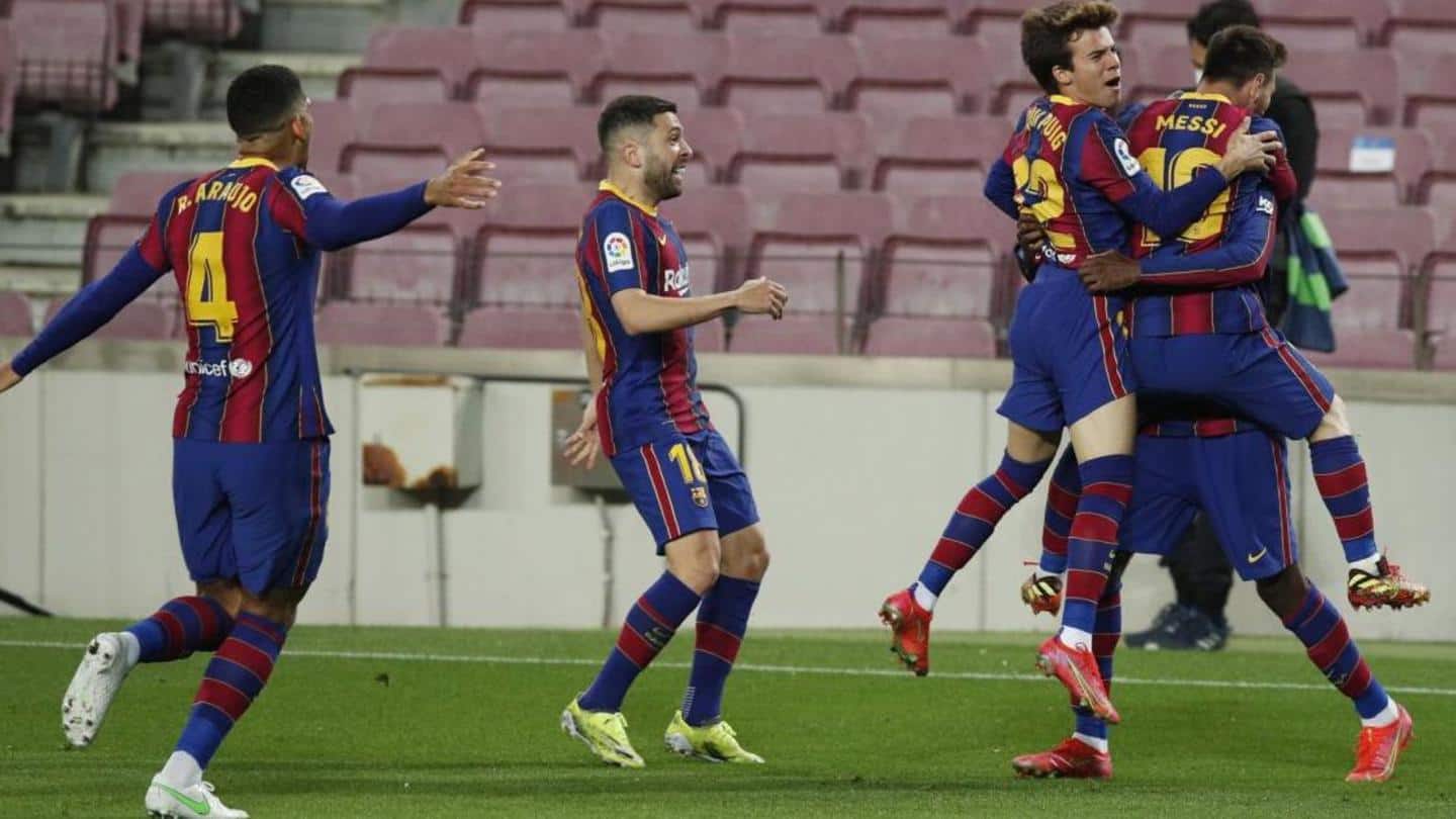 Barca extend their winning streak in La Liga Barca extend their winning streak in La Liga