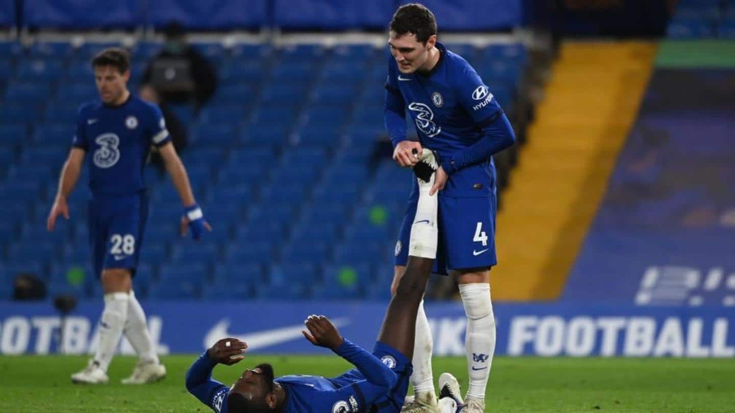 Chelsea's three-man defensive unit is a strong force Chelsea's three-man defensive unit is a strong force