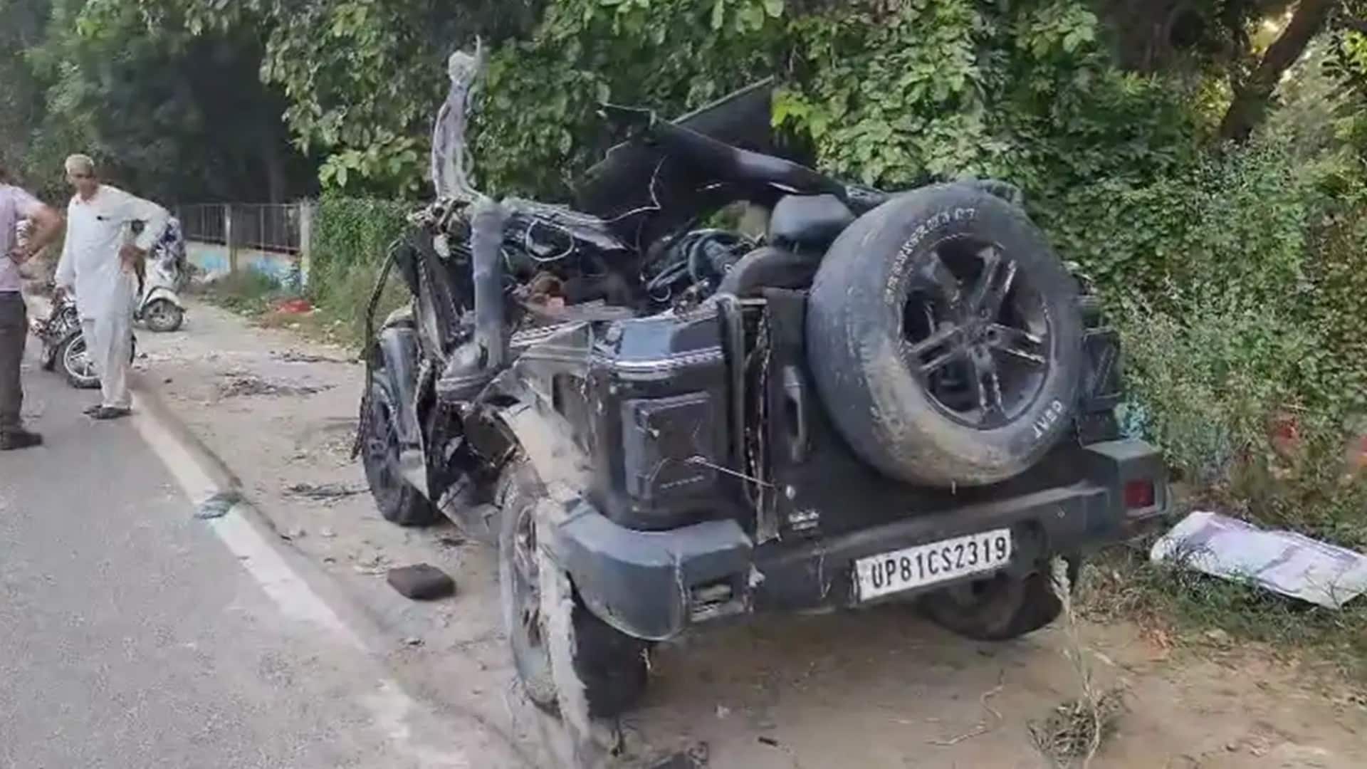 Gurugram: 5 UP tourists killed in Thar crash on NH48