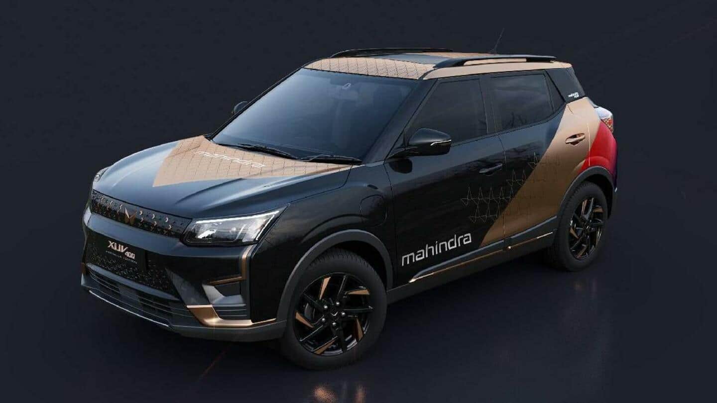 One-off Mahindra XUV400 Formula E Edition debuts: Check top features