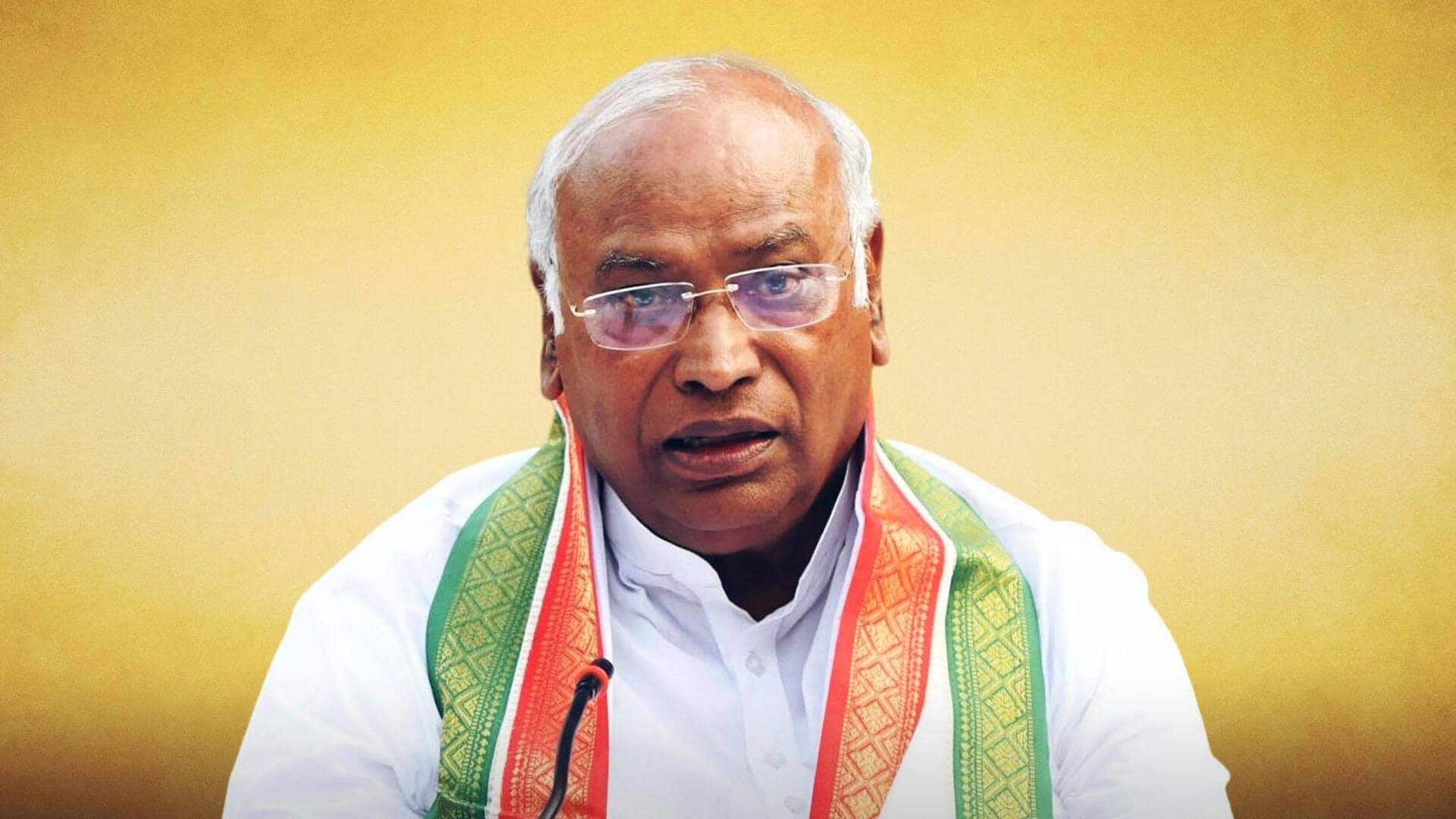 Lok Sabha polls: Mallikarjun Kharge named INDIA bloc chief