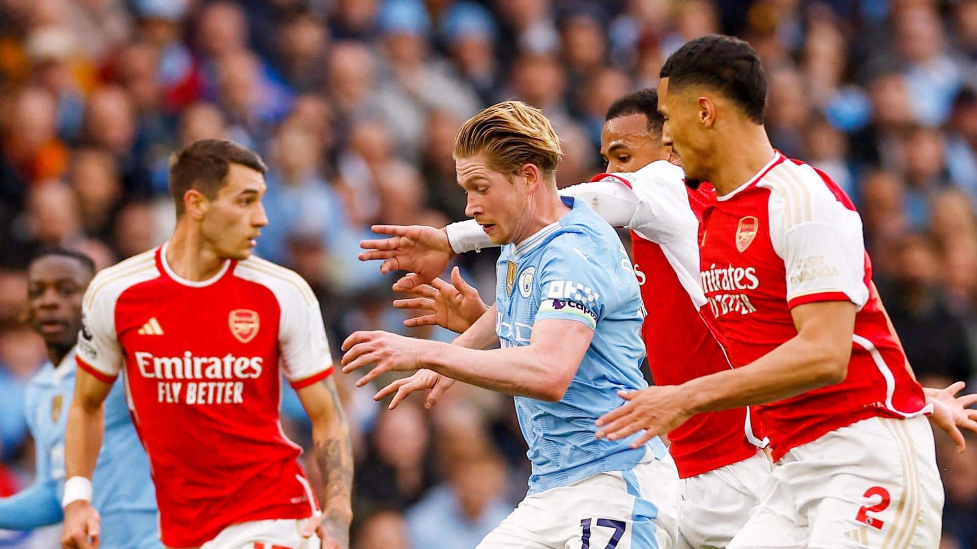 Premier League: Manchester City and Arsenal play out goalless draw