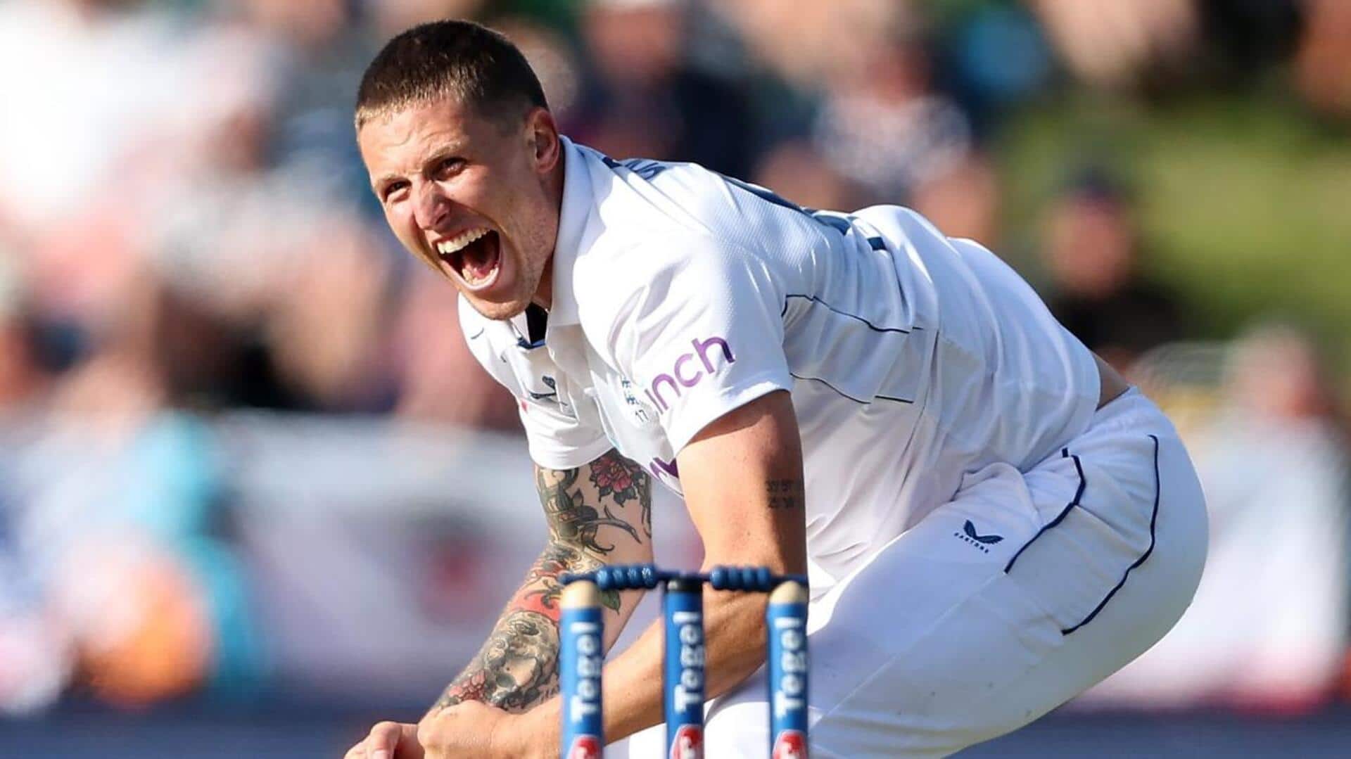 England pacer Brydon Carse eyes 'dominant' team mentality in Tests England pacer Brydon Carse eyes 'dominant' team mentality in Tests