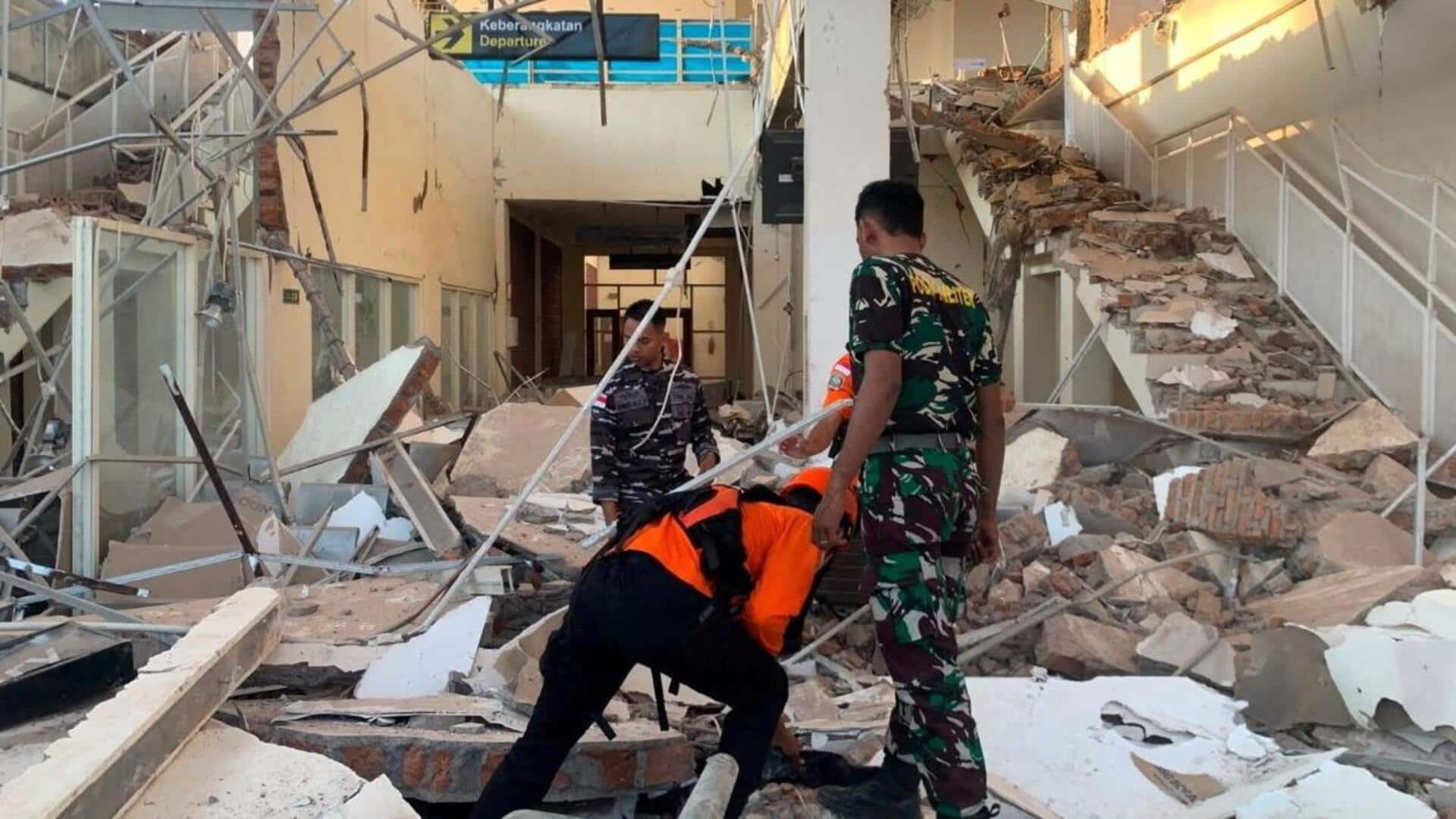 Indonesia: 7.7-magnitude earthquake rocks eastern region, kills 5