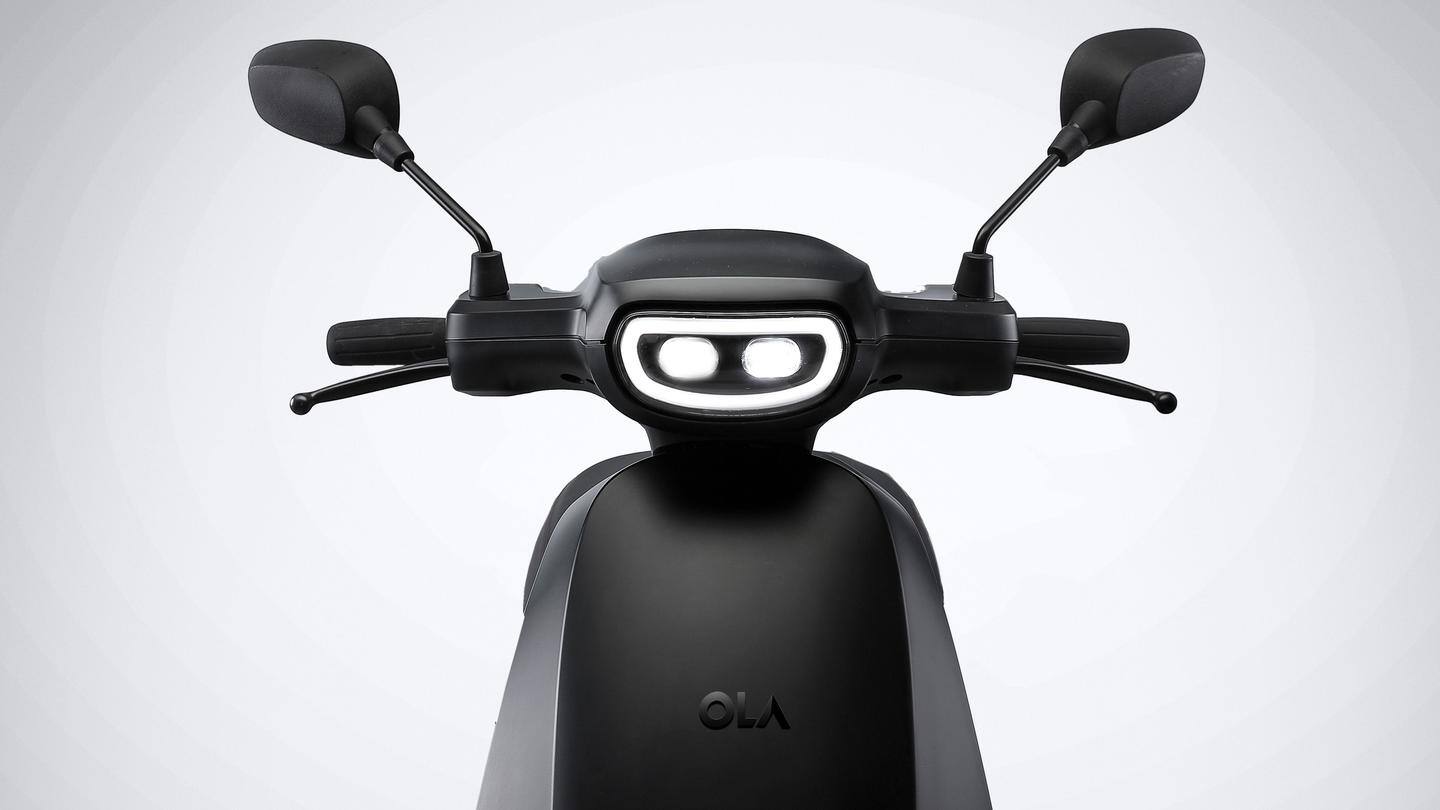 The scooter will have a 'smiley face' headlamp The scooter will have a 'smiley face' headlamp