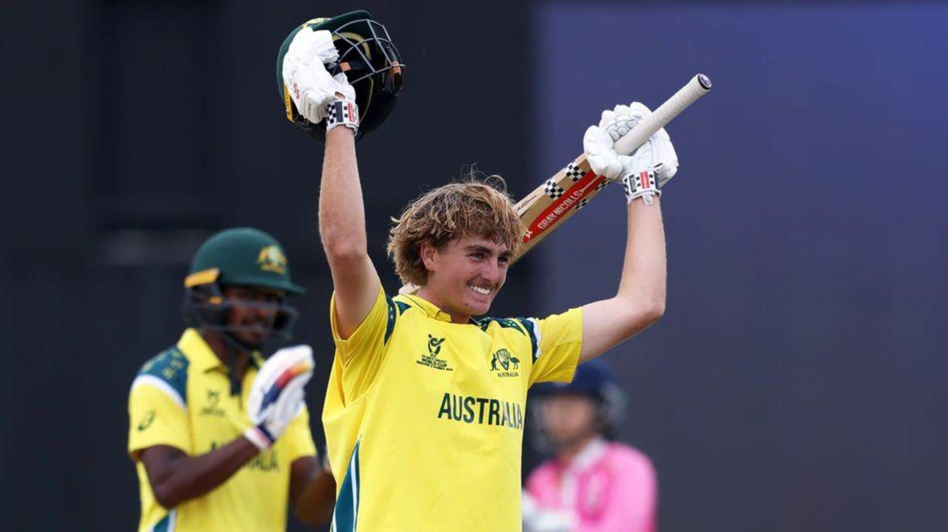 Australian teen smashes fastest-ever Under-19 World Cup century: Details 