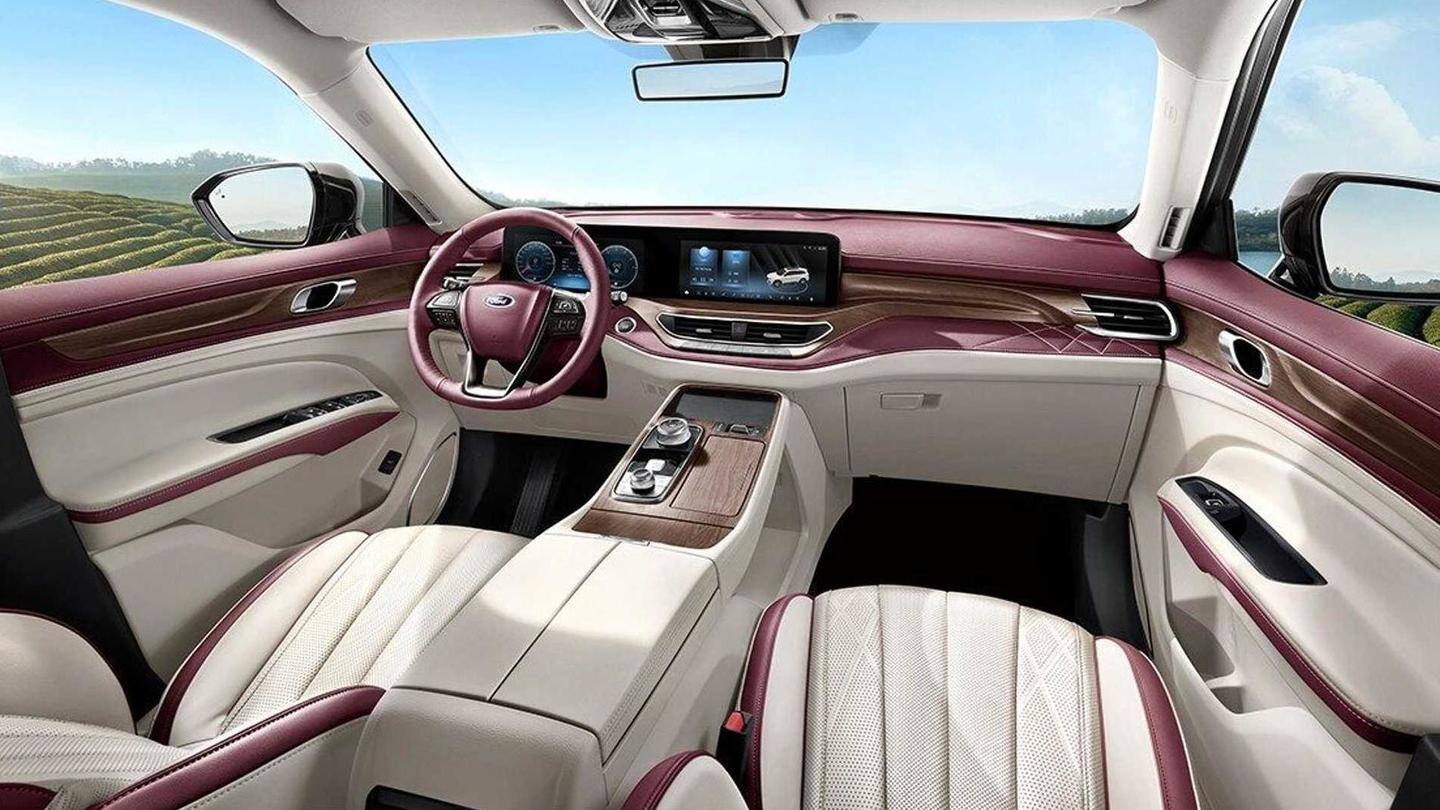 The vehicle has a tech-loaded 6-seater cabin The vehicle has a tech-loaded 6-seater cabin
