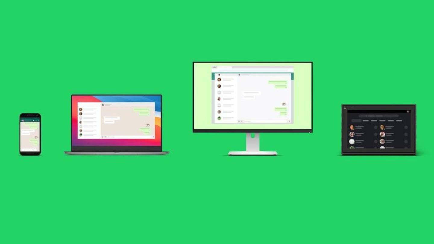 WhatsApp could add support for more devices over time WhatsApp could add support for more devices over time