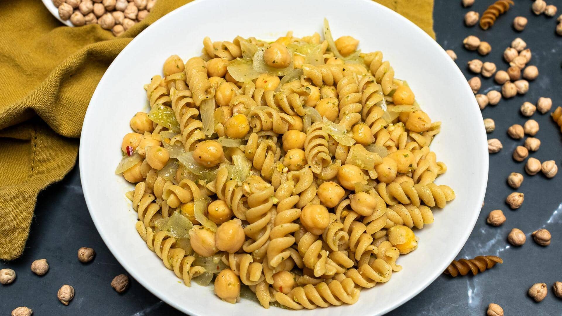 Try this easy homemade chickpea pasta recipe Try this easy homemade chickpea pasta recipe