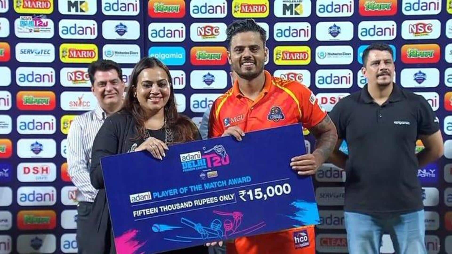 Nitish Rana leads West Delhi Lions to DPL 2025 title