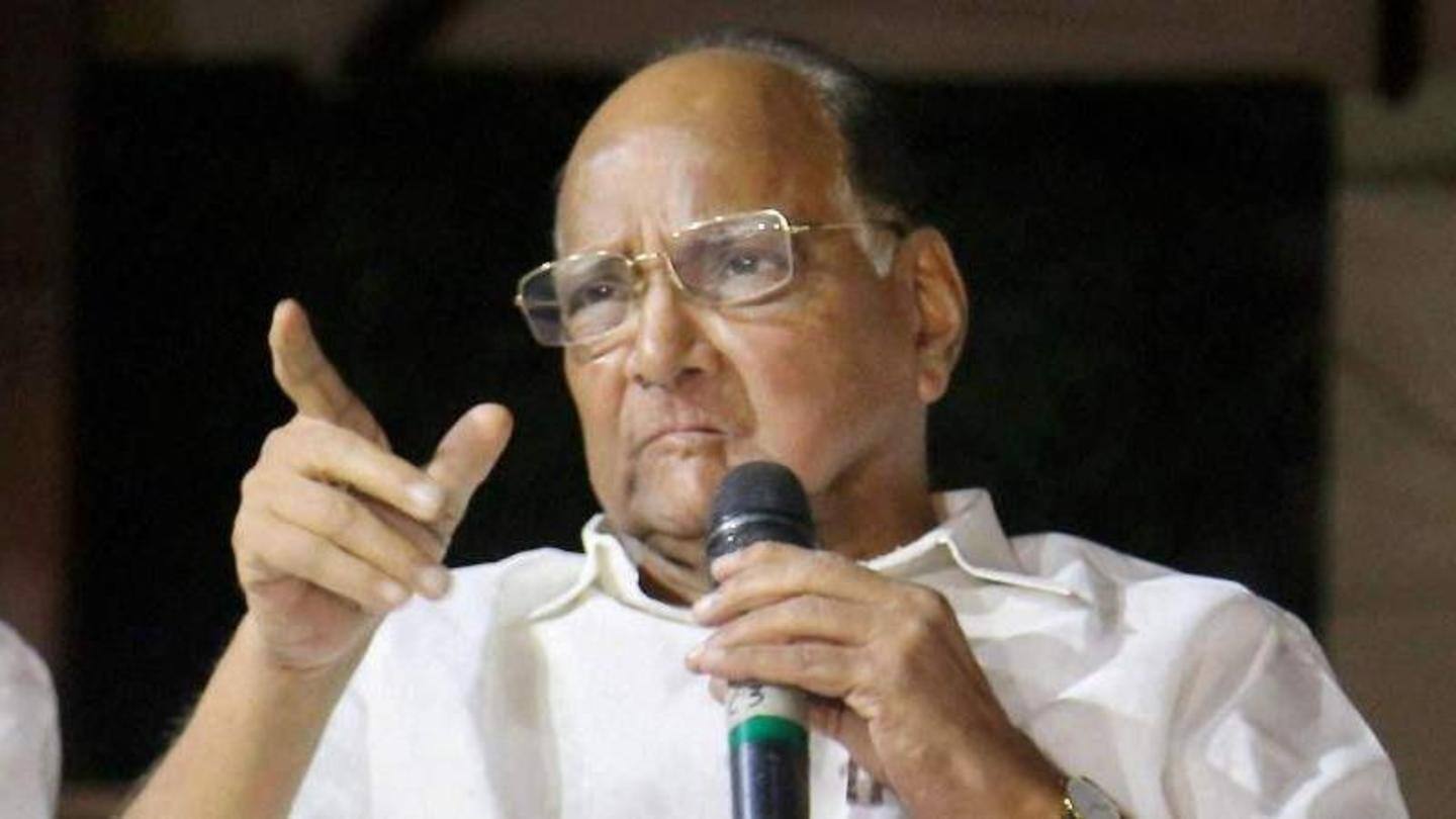 Meeting of 'Rashtra Manch' started at Pawar's residence Meeting of 'Rashtra Manch' started at Pawar's residence