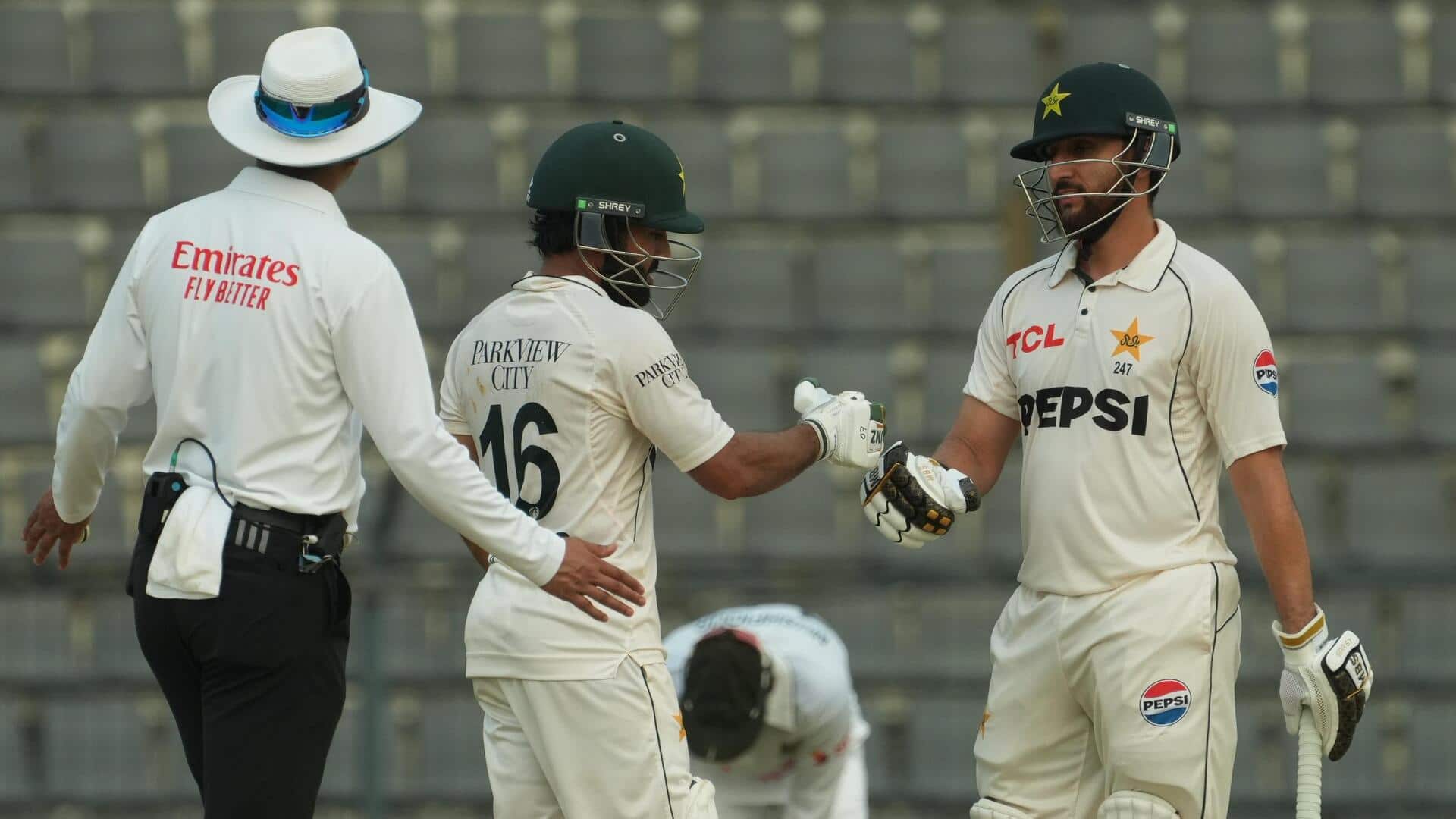 2nd Test: Salman Agha's fifty keeps Pakistan alive against Bangladesh