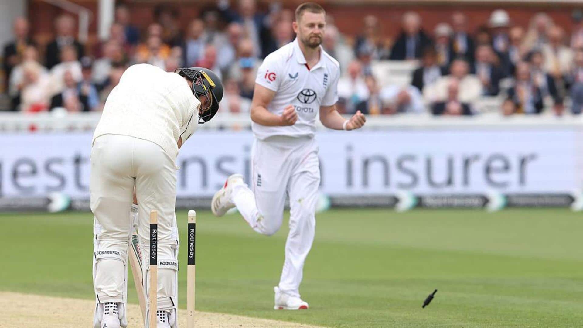 Gus Atkinson makes history with fourth Test fifer at Lord's
