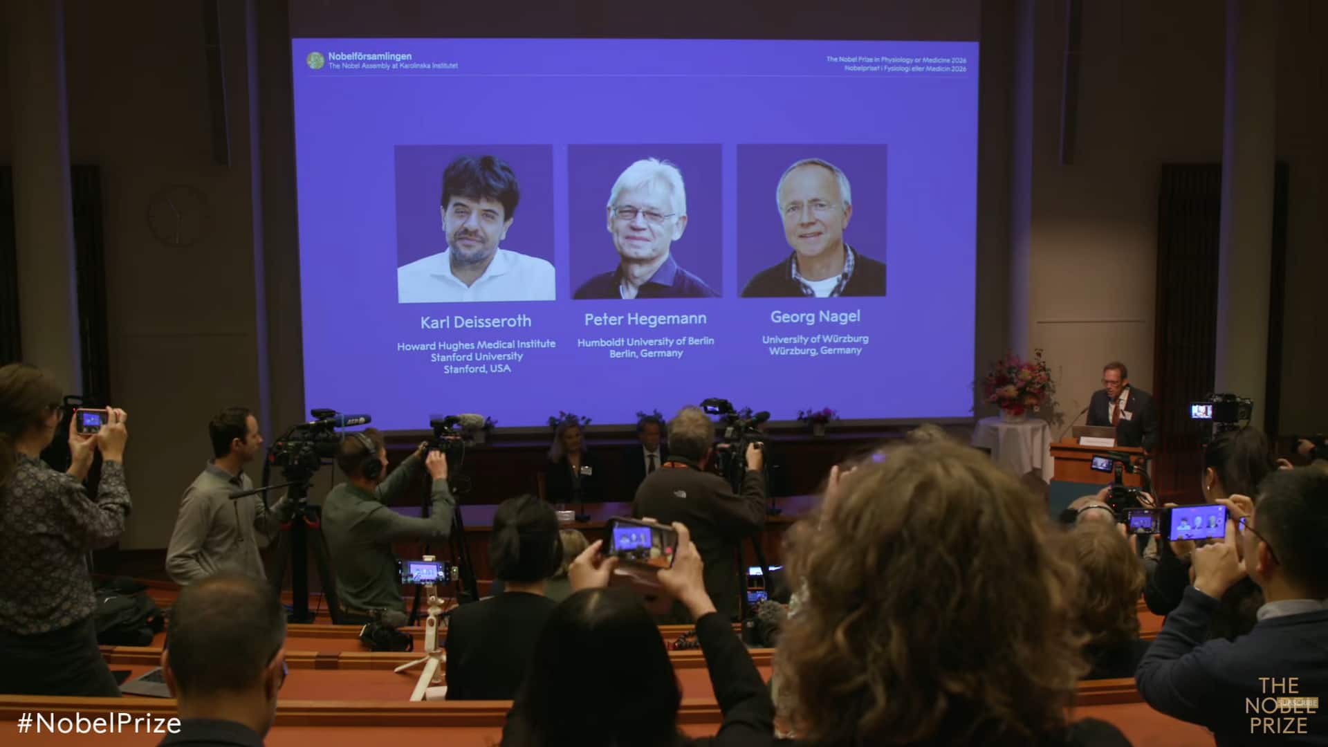 Nobel Prize in Medicine honors scientists enabling light-controlled brain cells