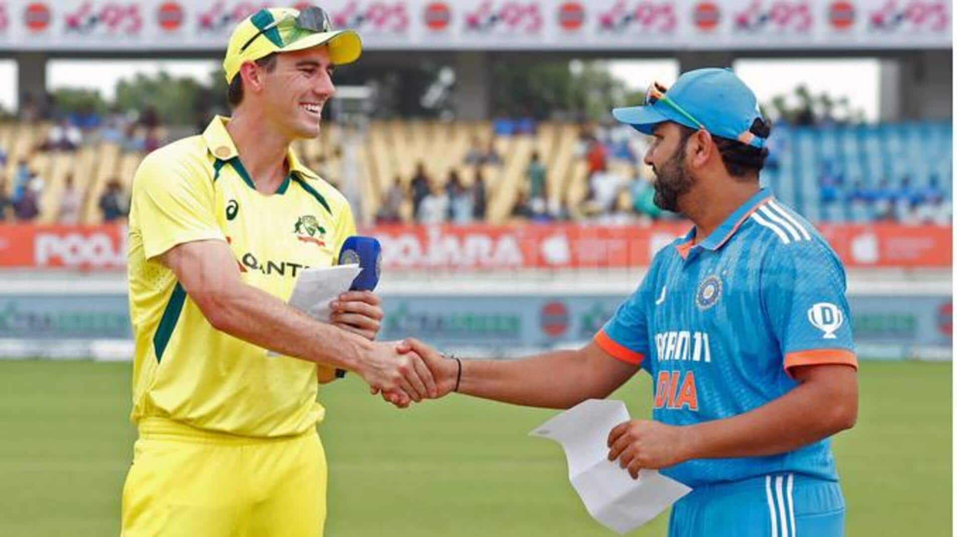CWC 2023, India vs Australia: Pat Cummins elects to bat