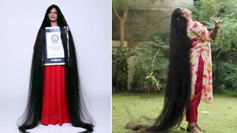 Indian woman sets Guinness record for world's longest hair