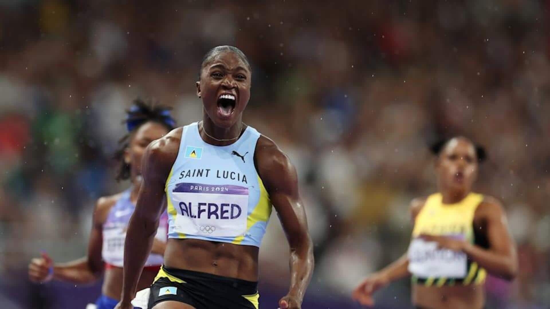 Fastest female athletes to complete the 100m race at Olympics