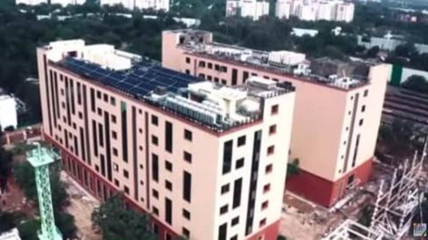 The buildings have office space of 9.60 lakh sq feet The buildings have office space of 9.60 lakh sq feet