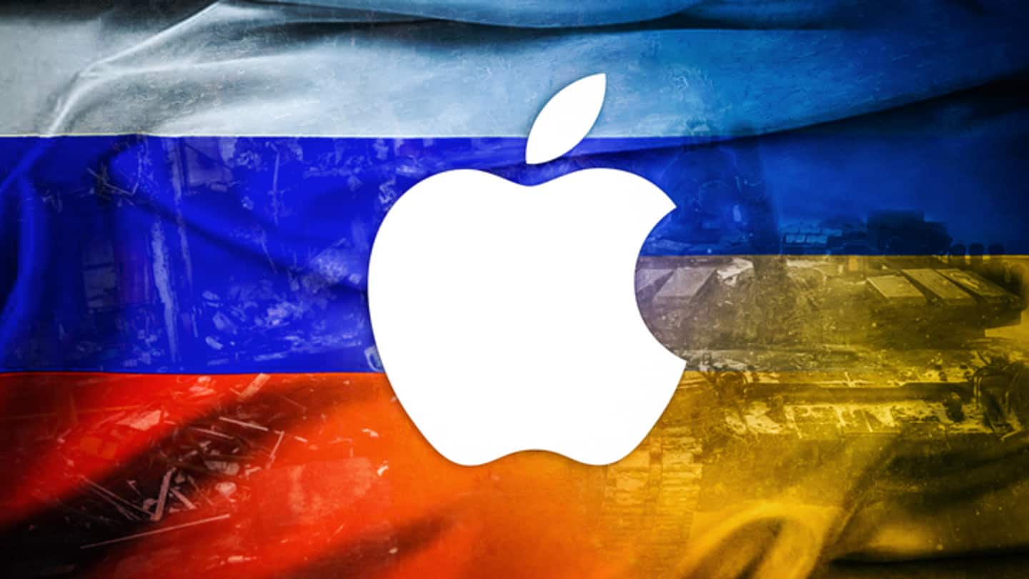Apple stops sales, restricts services in Russia over Ukraine invasion
