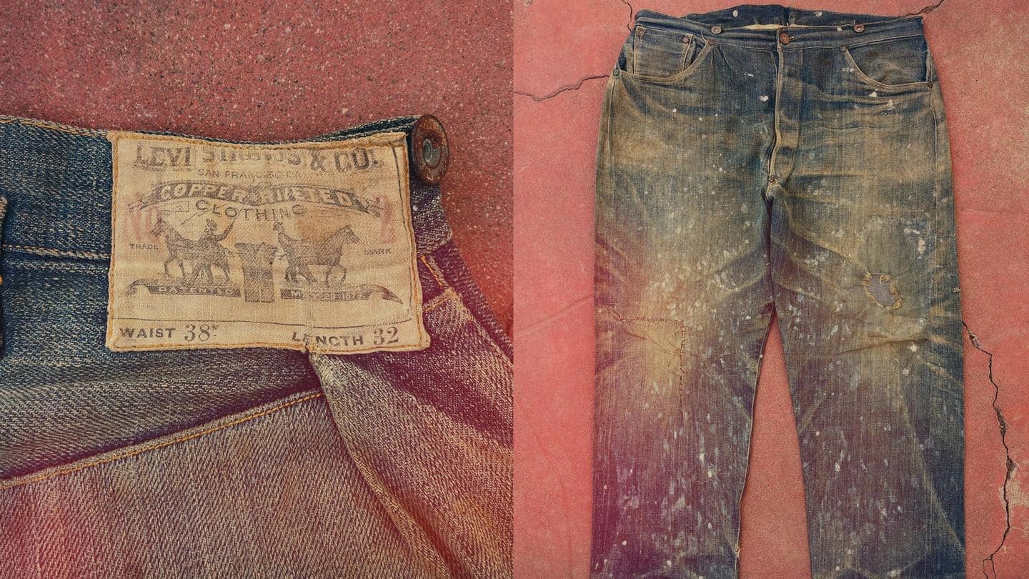 A pair of Levi's jeans from 1880s, found in abandoned mine, sells