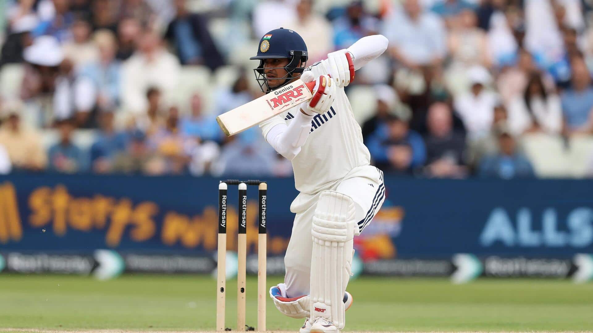 Gill breaks this Test record of Dravid in England: Details Gill breaks this Test record of Dravid in England: Details