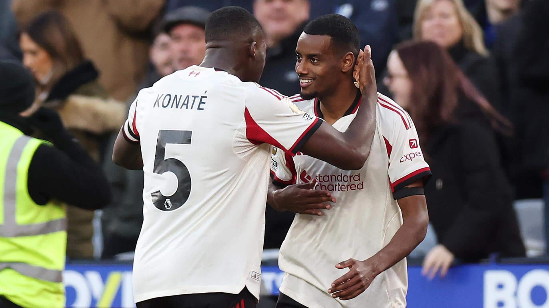 Alexander Isak scores as Liverpool beat West Ham: Key stats