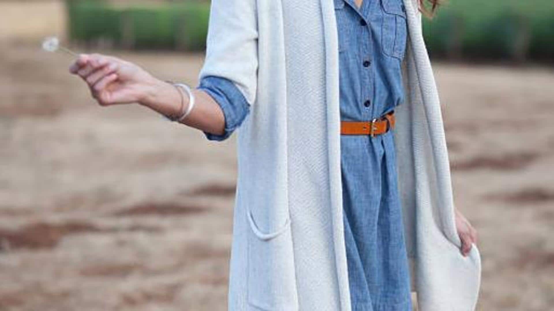 How to style denim pinafores