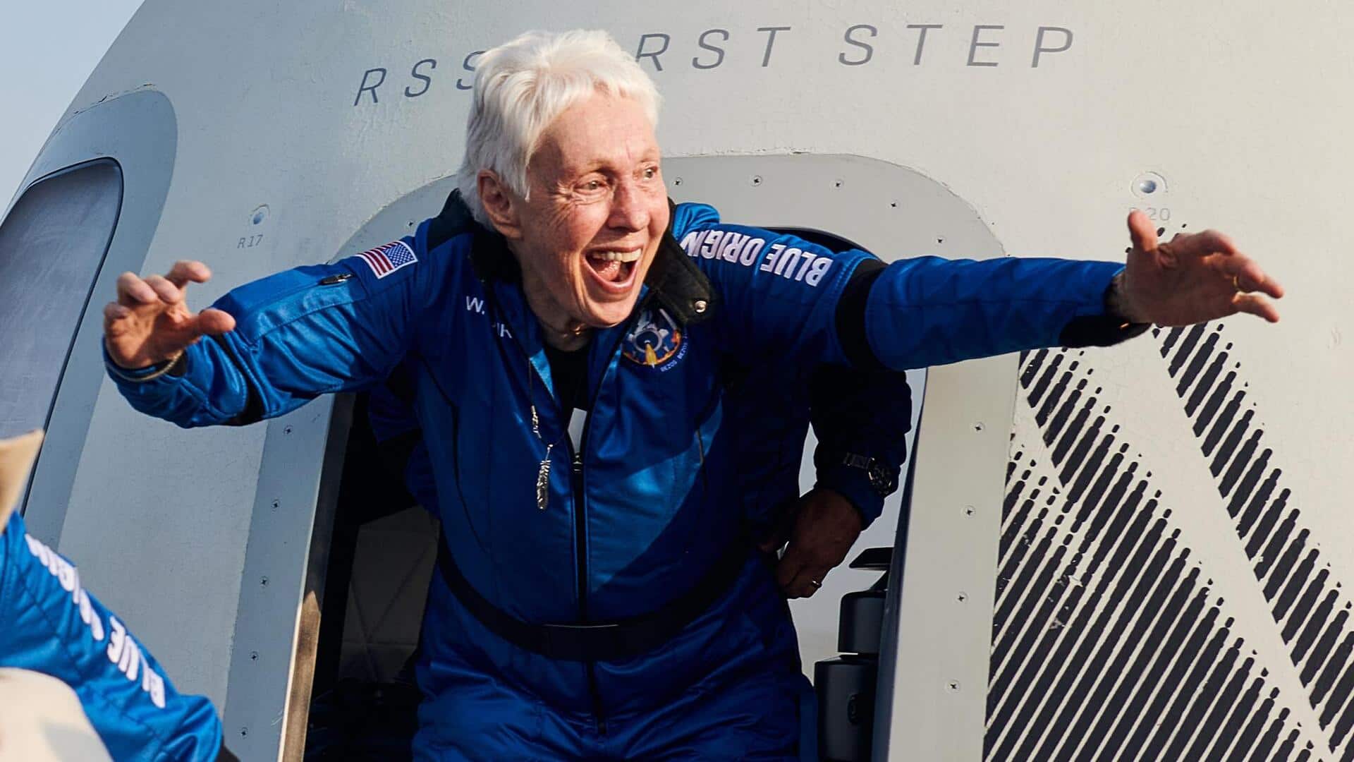 Wally Funk, oldest woman to fly to space, dies