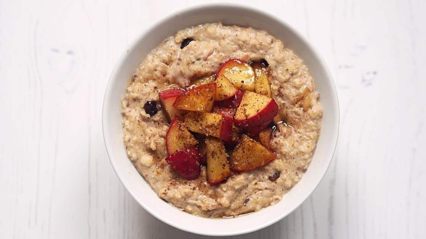 Delightful apple pie oats porridge: Your kids will love this Delightful apple pie oats porridge: Your kids will love this