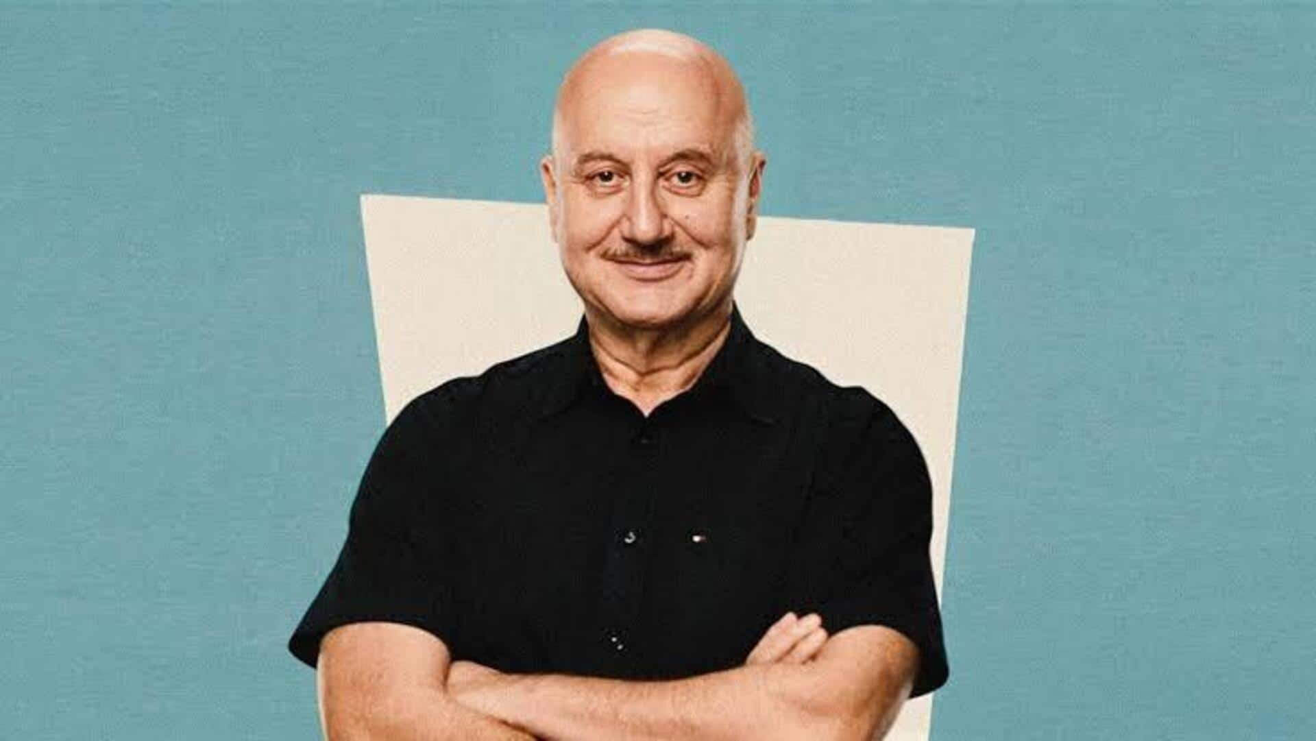 Anupam Kher announces 555th film, promises details 'at right time'