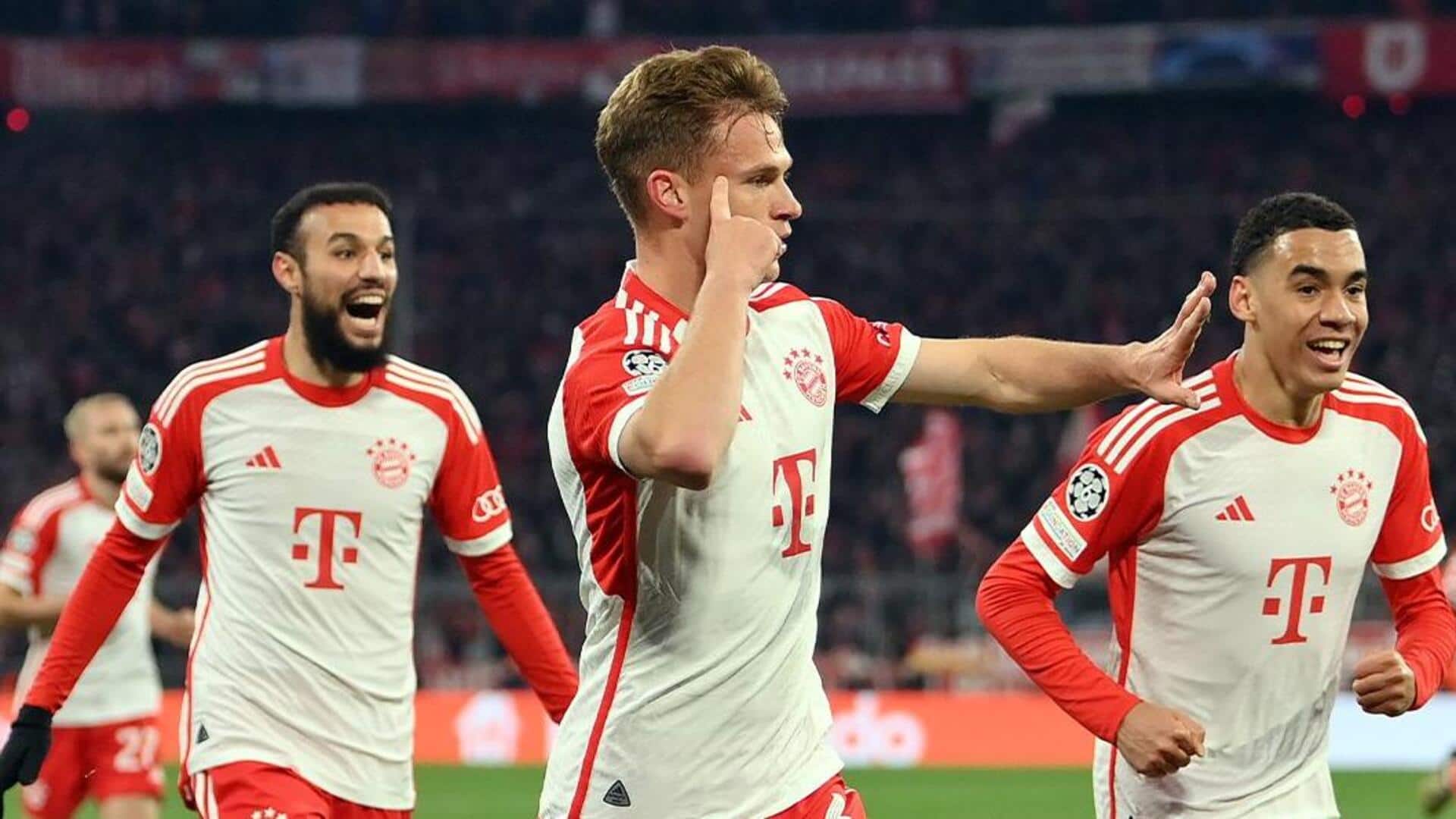 Bayern Munich beat Arsenal to reach Champions League semis: Stats