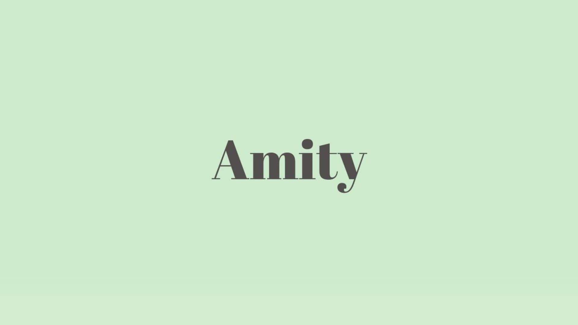 Word of the Day: Amity