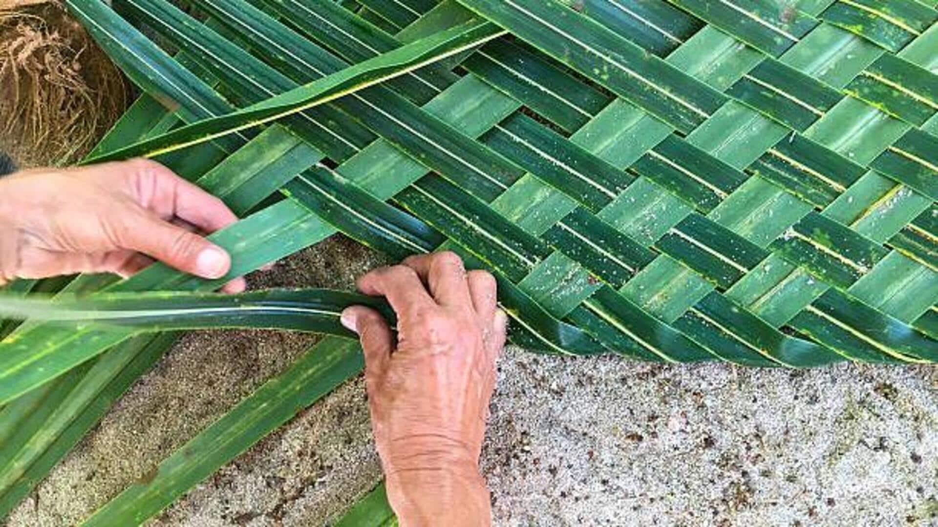 How to create banana leaf placemats 