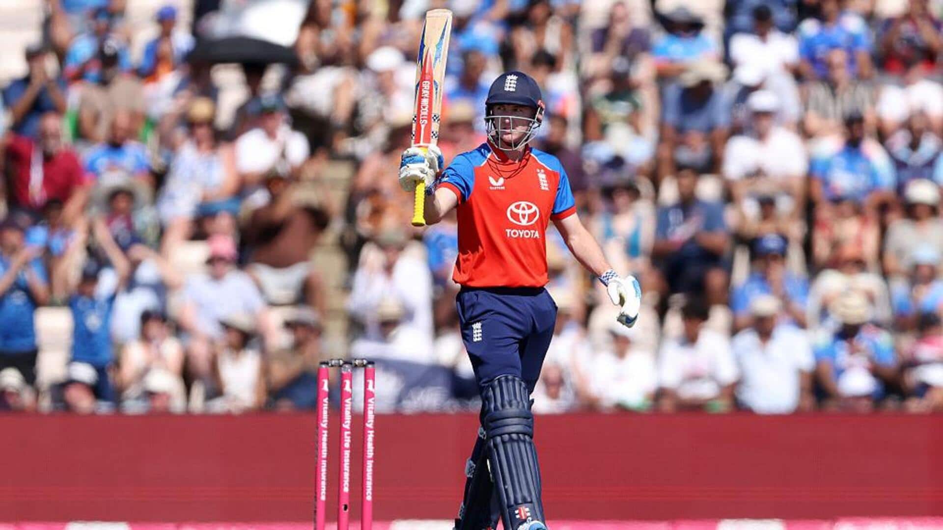 Batters with fastest T20I fifties against India (by balls)
