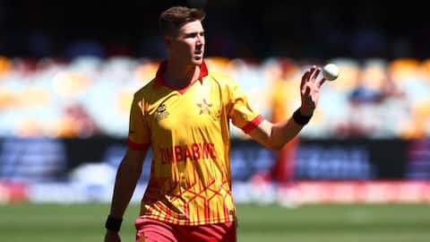 T20I Tri-Series final: Zimbabwe's Brad Evans slams 56* versus SA