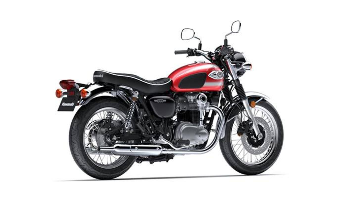 It gets telescopic front forks It gets telescopic front forks