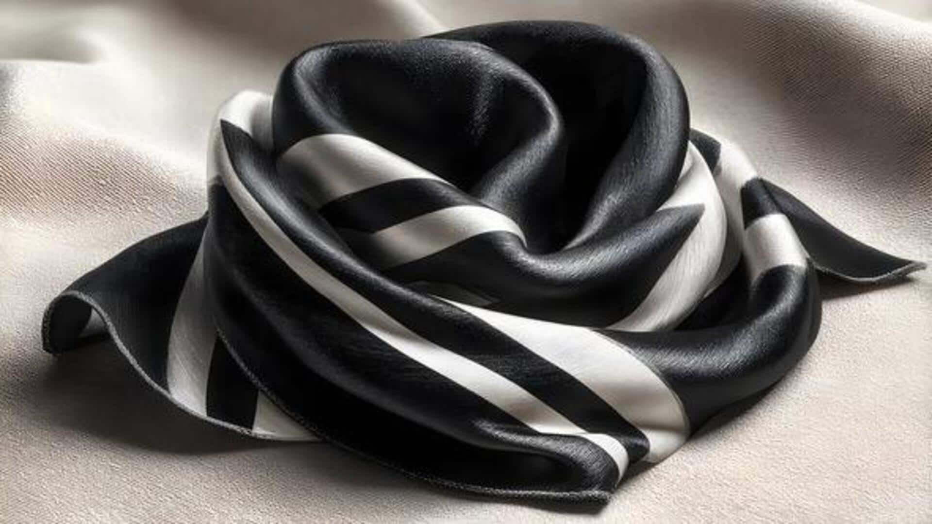 How to style velvet scarves this winter