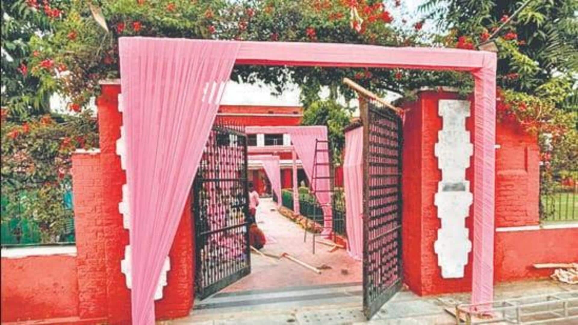 Hansraj principal decks up college for son's wedding; students protest 