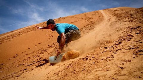 Sandboarding enthusiasts, head over to this iconic spot 