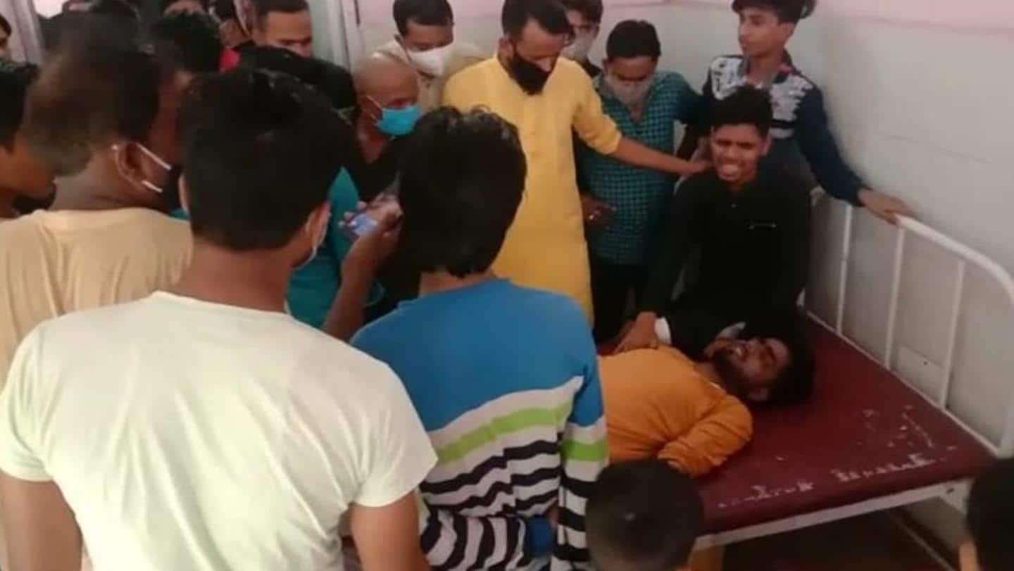 'Hussain collapsed when he reached police station' 'Hussain collapsed when he reached police station'