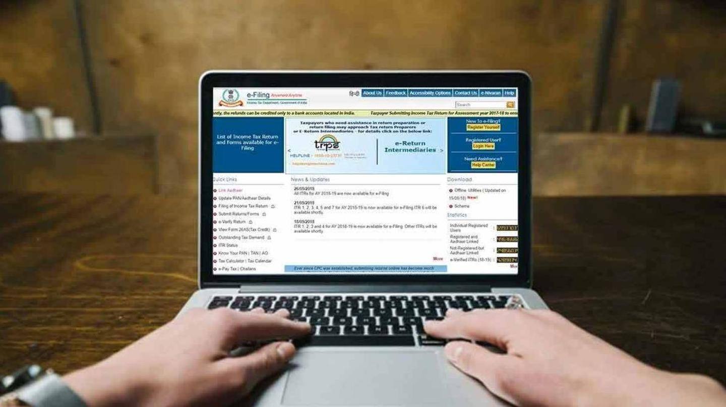 New portal will allow immediate processing of ITRs New portal will allow immediate processing of ITRs