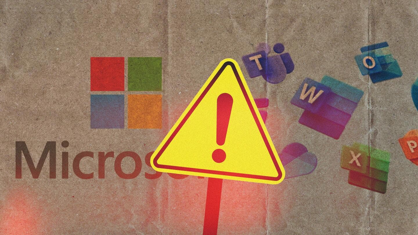 Microsoft services face outage: Teams, Outlook, Azure down globally