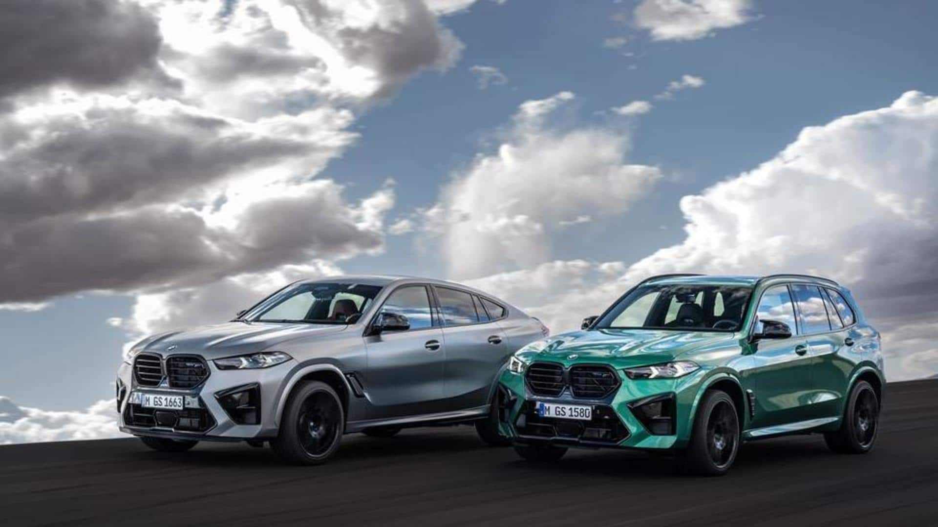 2024 'M Competition' variants of BMW X5 and X6 unveiled