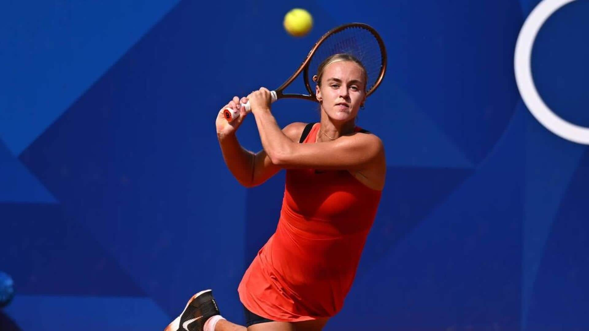 2024 Paris Olympics, tennis: Anna Karolina Schmiedlova stuns Barbora Krejcikova 