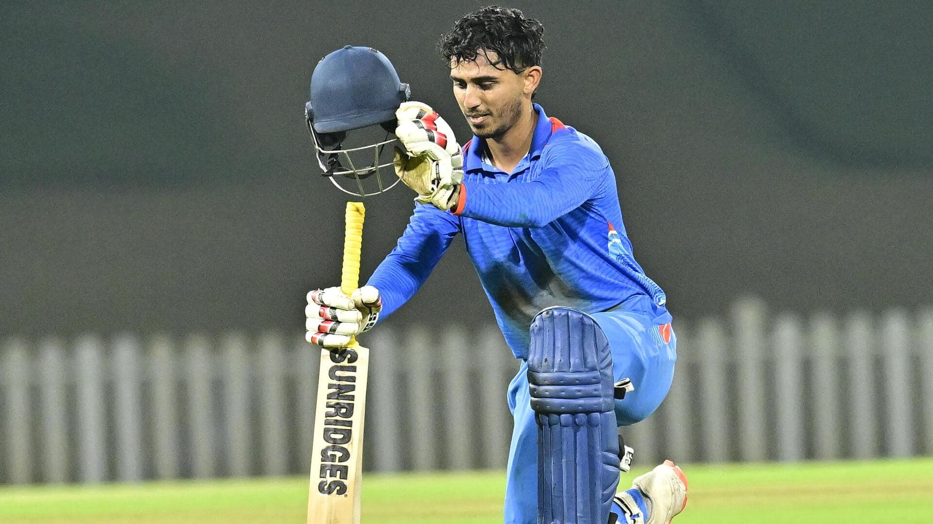 Aman Mokhade becomes joint-fastest to 1,000 List A runs: Stats 
